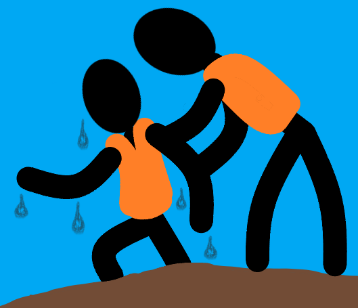 Assisting the victim